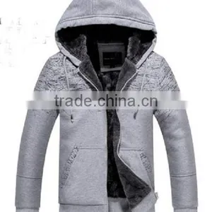 2016 New China Wholesale Fashion Hot Sale Good Quality Low Price Warmth Zipper Hoody thumbnail-3
