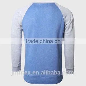 Spring Men Cotton Blend Letter Printed Raglan Sleeve Sweatshirts thumbnail-2
