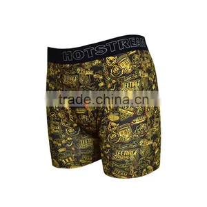 High Quality Men Boxers Cartoon Underwear Modal Men's Boxers Low-Waist Padded Men Underwear thumbnail-2