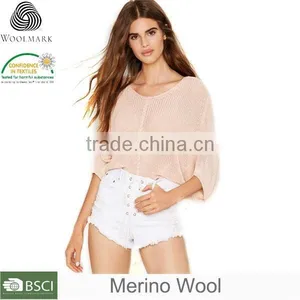 Women Sweater Wholesale Cotton V-neck Sweater thumbnail-3