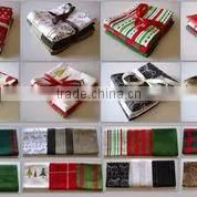 Assortment of Christmas Kitchen Towels and Textiles thumbnail-1