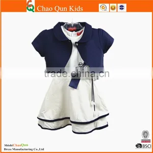Fashion Style Baby Girl Frock Fancy Smoking Dress for Kids thumbnail-1