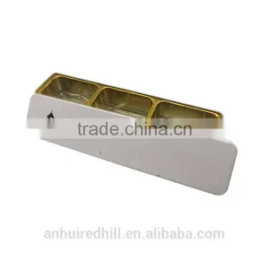 Small Metal Rectangle Chocolate Box / Metal Tin for Chocolate thumbnail-1