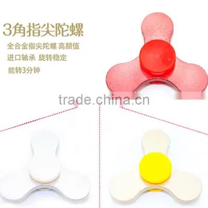 2017 Hot New Product Triangle Plastic Fidget Toy Skate Bearings Finger Fidget Spinner For Kids For People thumbnail-3