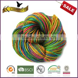 Top Quality Space Dyed Wool/nylon Blend Yarn for Hand Knitting Sweater thumbnail-1