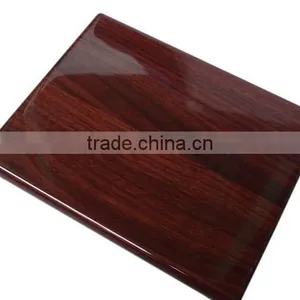 Wholesale Custom High Glossy Finish Blank Wooden Shield Plaque For Gifts JKC-020 thumbnail-1