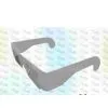 Paper Framed Circular Polarized 3D Glasses CP297GTS02 thumbnail-1