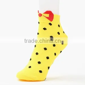 Fashion Cotton Pretty Bowknot Women Socks thumbnail-5