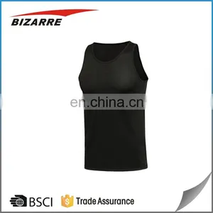 Cool 100% Polyester Breathable Running Singlet Men thumbnail-5