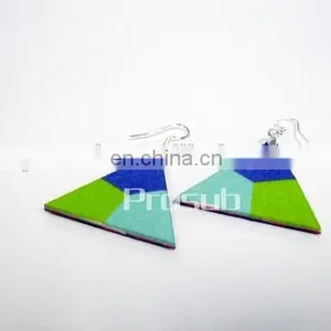 Hot New Product for 2015 DIY Personalized Triangle Earrings for Young Girl thumbnail-1