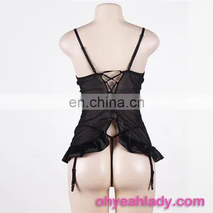 Instock Black Girls Sexy Nighty With Low MOQ thumbnail-5