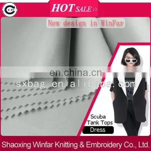 Winfar Scuba DTY Dyed Interlock Air Layer Fabric Knit Polyester Spandex Textile thumbnail-1