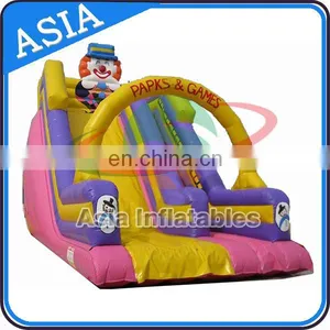 Giant Clown Inflatable Slide / Inflatable Bouncy Clown Slide for Kids thumbnail-6