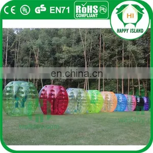 HI New Design Pvc Plastic Human Sized Soccer Bubble Ball thumbnail-1