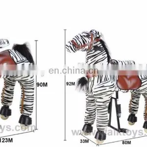 HI Good Quality Shopping Mall Walking Ride on Horse Toy With Springs thumbnail-4