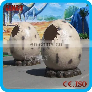 Kids Amusement Park Attractive Fiberglass Dino Egg For Sale thumbnail-1