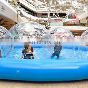 Inflatable Water Ball With Aqua Pool/water Walking Ball Pool/zorb Water Ball Pool thumbnail-3