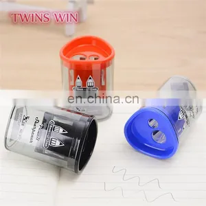 Europe 2018 Newest Creative School Stationery Product Wholesale Cheap Nice Colored Plastic Pencil Sharpener Free Samples thumbnail-5