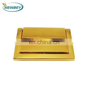 Golden Metal Locks for Wooden Case BL507 in Rectangle Shape thumbnail-1
