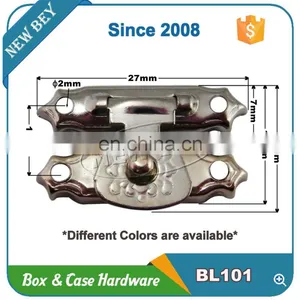 Cheap Small Nickel Decorative Metal Lock for Gift Box thumbnail-5