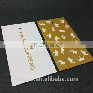 Wholesale New Design Art Paper Printing Cheap Custom Hang Tags thumbnail-2