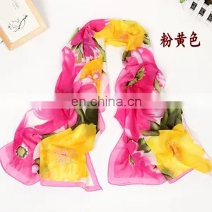 Guangzhou Factory Wholesale Cheap Chiffon Scarf thumbnail-4