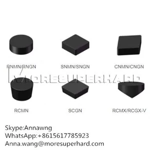 Solid CBN Inserts RNMN,SNMN,TNGN,CNMN,RCMN,RCMX thumbnail-2