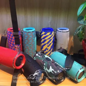Mini E3 Shoulder Belt Creative Bluetooth Speaker Cloth Art Gift Outdoor Portable Mini Plug-in Card Bluetooth Speaker. thumbnail-1