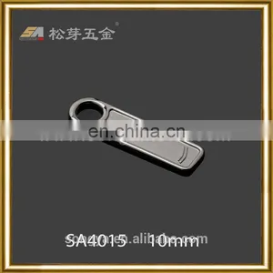 Gold Plated Zipper Pull, Customized Zinc Alloy Puller, Glossy Finished Zipper Pull Tabs thumbnail-3