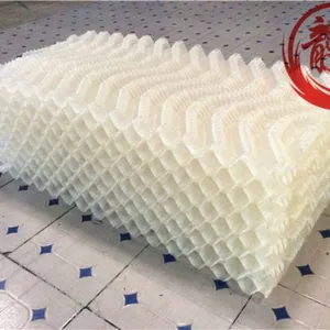 Green , White Cooling Tower Fill Pp Honeycomb Fills Oblique Wave thumbnail-1
