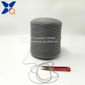 Dary Grey Nm26/2plies 15% Stainless Steel Fiber Blended With 85% Bulky Acrylic Fiber for Good Feelings Touch Screen Gloves -XT11850 thumbnail-1