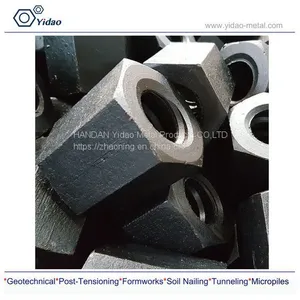 China Manufacturer Steel Flat Nut for PSB830 Steel Rebar thumbnail-4