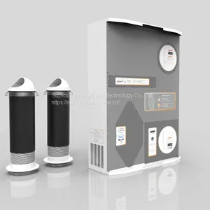 180 Cmh Wall Mounted Home Energy Recovery Ventilation System Heat Recovery Recuperator Air To Air Heat Exchanger System For Home thumbnail-4