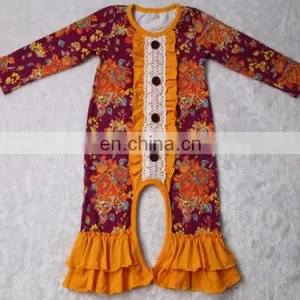 Wholesale Newborn Baby Long Sleeve Cotton Animal Printed Baby Clothing Romper thumbnail-4