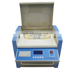Lab Equipment HZJQ-1 Portable Transformer Oil Dielectric Strength Test 100kv Dielectric Breakdown Tester thumbnail-5