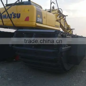 Brand New Amphibious Excavator With Side Pontoons GET210 Applicable in Max 5m Water Dredging Excavator thumbnail-6