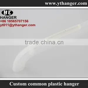 IMY-467 White Clothing Plastic Hanger Custom Plastic Slim Hanger thumbnail-3