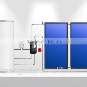 High Quanlity Blue Flat Panel Split System Solar Water Heater thumbnail-1