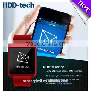 2015 NEW U8 Smart Watch Fitness Watch With Altimeter and Pedometer Compatible With Phone Android Smart Watch thumbnail-2