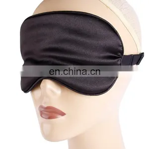 Factory Direct Sale Luxury 100% Silk Eyes Mask For Travel Eye Pouch Sleeping Eyemask With Custom Logo thumbnail-5
