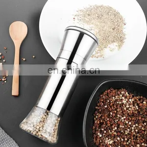 Favourable Price Top Quality Classic Big Bottle Manual Stainless Steel Pepper Grinder thumbnail-2