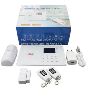 Foreign Trade Selling GSM+WIFI Wireless Alarm/alarm(wechat:13510231336) thumbnail-2