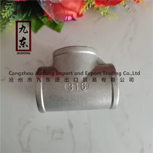 Sanitary Pipe Fitting Stainless Steel Equal Tee TB thumbnail-5