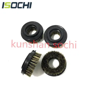 28mm Round Bristle Cleaning CNC PCB Pressure Foot Brush Wholesale HiCNC Router Machine Brush thumbnail-1