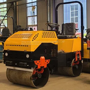 Double Steel Wheel 3 Ton Roller Roller Hydraulic Double Steel Wheel Drive Small Roller Asphalt Compaction Machine thumbnail-5