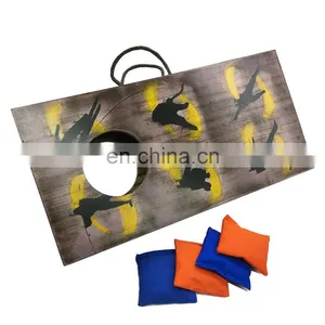 Superior Quality Outdoor Play Equipment Board Corn Hole Bean Bag Toss Game thumbnail-1