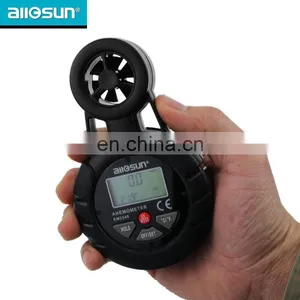 US Free Shipping Allosun EM2240 Digital Anemometer Wind Speed Indicator Current Average or Wind Temperature Wind Force Indicator thumbnail-5