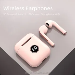 Portable X1 J18 TWS New Design V5.2 Wireless Earbuds LCD Battery Display Earphone for Sporting thumbnail-4