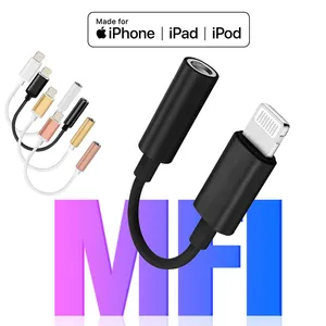 3.5Mm Aux Jack Audio Earphone Headphone Jack Adapter For Iphone thumbnail-2