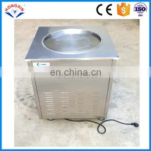 High Quality Single Pot Commercial Fried Ice Cream Roll Machine for Sale thumbnail-3